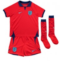 England Harry Kane #9 Auswärts Trikotsatz Kinder WM 2022 Kurzarm (+ Kurze Hosen)